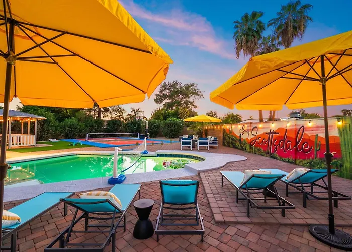 Hébergement de vacances Outdoor Oasis Pool Sport Court Arcade Put Put *